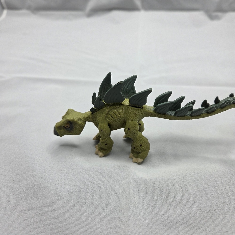 Jurassic Park Stegosaurus Dinosaur Figure JP Logo 1990s Toy Loose